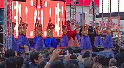 photos diwali times square