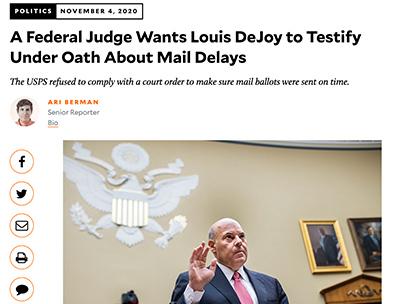 trump cheating 2020 election mail fraud trump dejoy usps mail fraud by trump campaign?