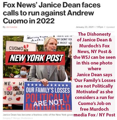 andrew cuomo's troubles nursing homes harassment governor cuomo murdoch fox wsj ny post