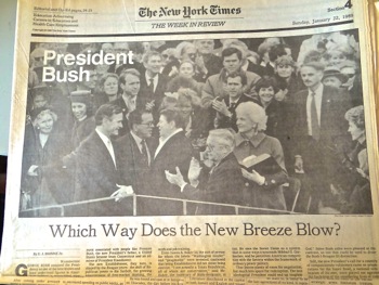 bush inauguration chicago tribune