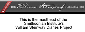 smithsonian institute steinway diaries