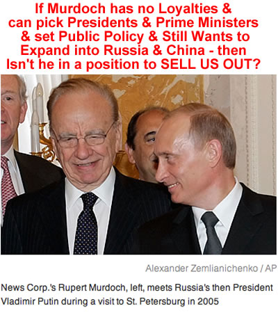 murdoch communists putin photos
