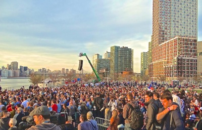 bernie sanders queens nyc