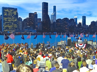 bernie sanders queens nyc