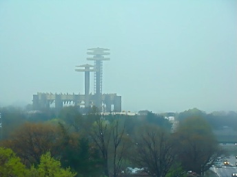 1964 nyc worlds fair observation tower and ny pavilion by philip johnson